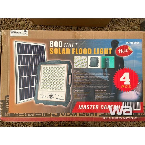 SOLIDFIRE 600 WATT SOLAR FLOOD LIGHT
