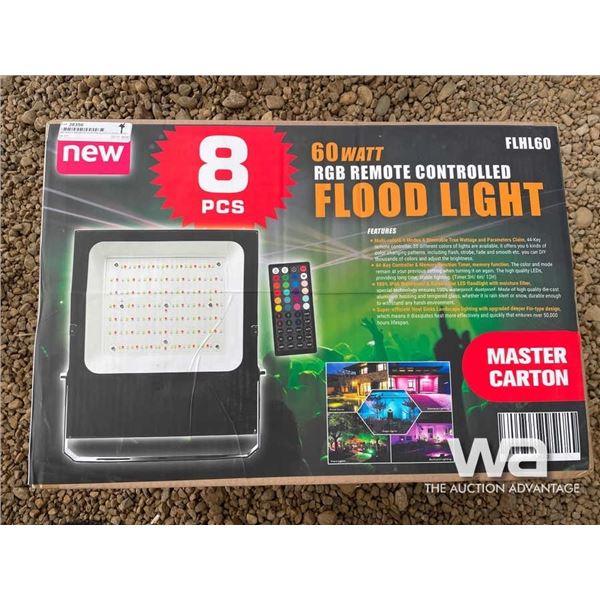 60 WATT REMOTE CONTROLLED FLOOD LIGHT
