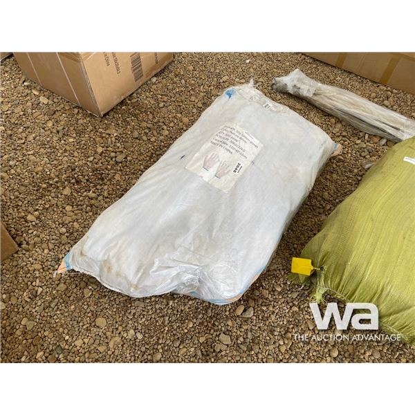 (UN-USED) 600 PAIRS OF WHITE COTTON GLOVES