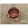 Image 3 : (UN-USED) 29" STEEL CAULDRON WITH COPPER FINISH