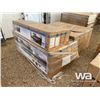 Image 4 : (UN-USED) FABRIC SECTIONAL W/ STORAGE OTTOMAN