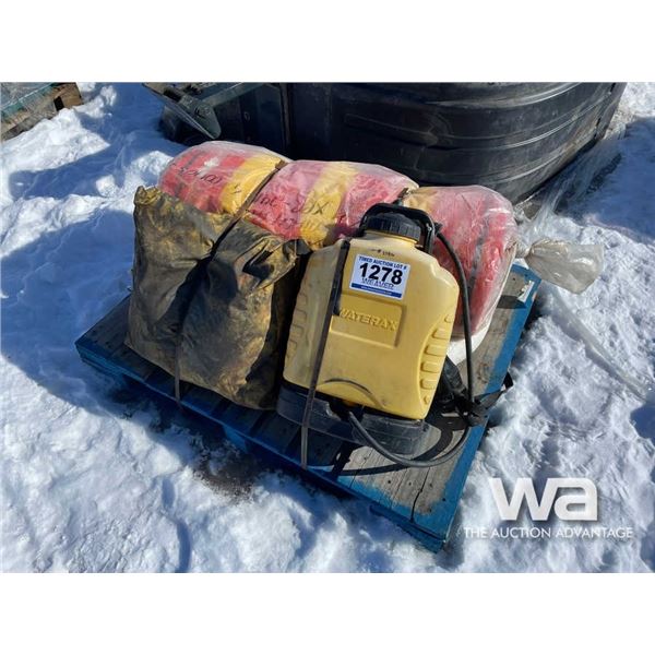 SNOW FENCE, BACKPACK SPRAYER