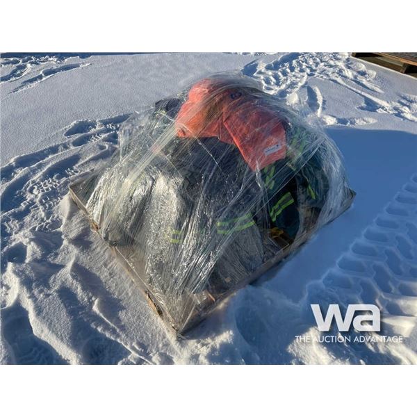 PALLET OF SAFETY VESTS & CLOTHING
