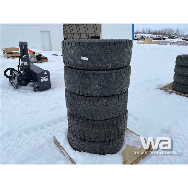 (5) NITTO 35X12.50 R18 TIRES