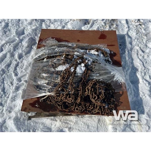 PALLET OF TRUCK TIRE CHAINS