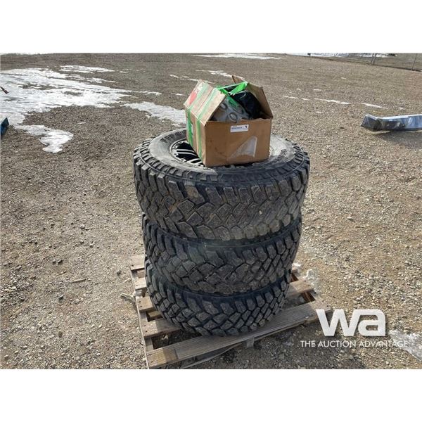(3) FIRESTONE DESTINATION LT285/70 R17 TIRES & RIM