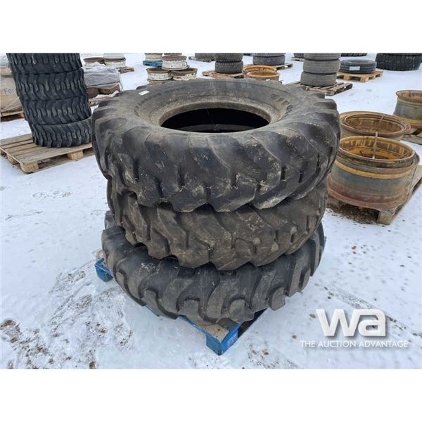(3) GRADER TIRES