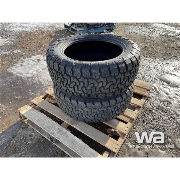(2) AMP TERRIAN PRO LT285/55R20 TIRES