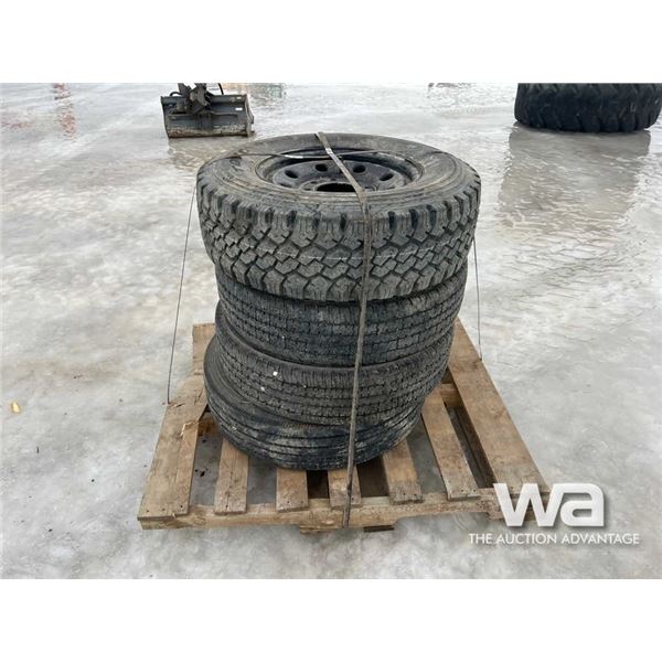 (4) MIXED LT265/70R17 TIRES & RIMS