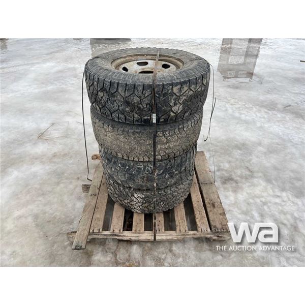 (4) MIXED LT285/70R17 TIRES & RIMS