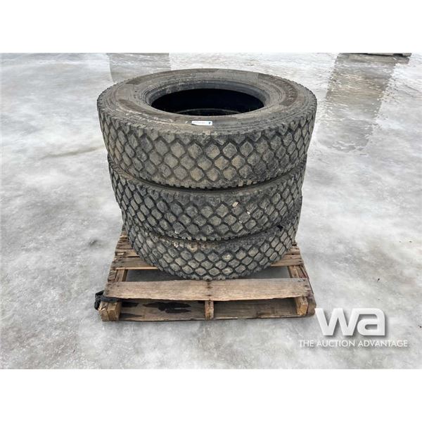 (3) TRIANGLE 11R22.5 TRUCK TIRES
