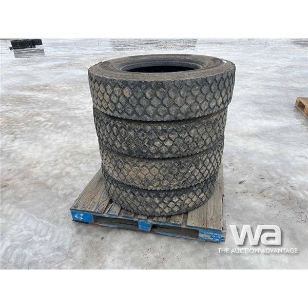 (4) TRIANGLE 11R22.5 TRUCK TIRES