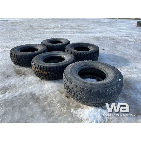 (5) 17.5-RX25 GRADER TIRES