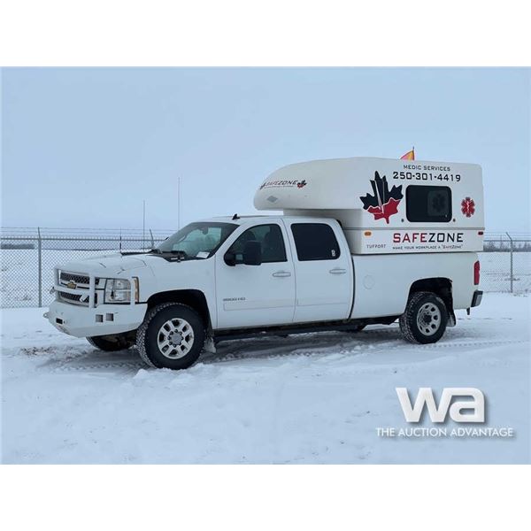 2012 CHEVROLET 3500HD CREW CAB MEDIC UNIT