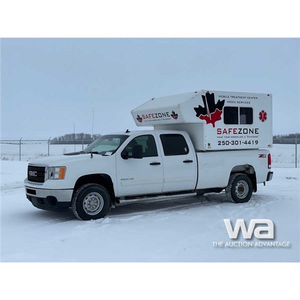 2011 GMC SIERRA 3500HD CREW CAB MEDIC UNIT