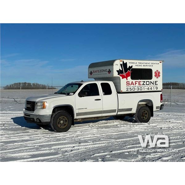 2007 GMC SIERRA 3500HD E-CAB MEDIC UNIT