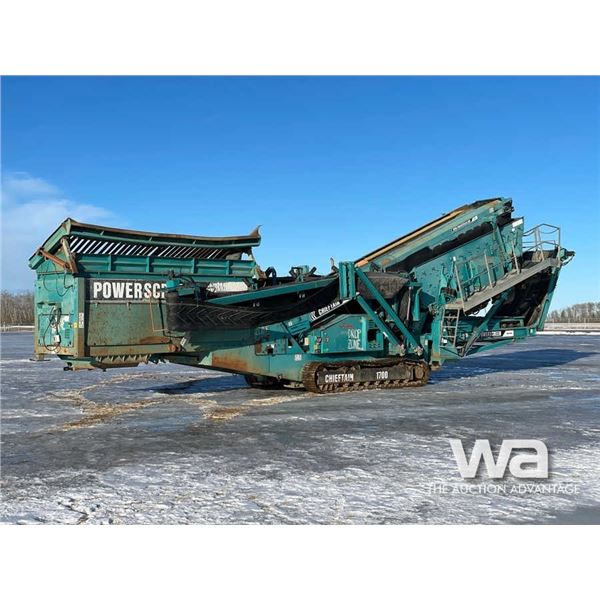 2008 CHIEFTAN 1700 3-DECK POWER CRAWLER SCREENING