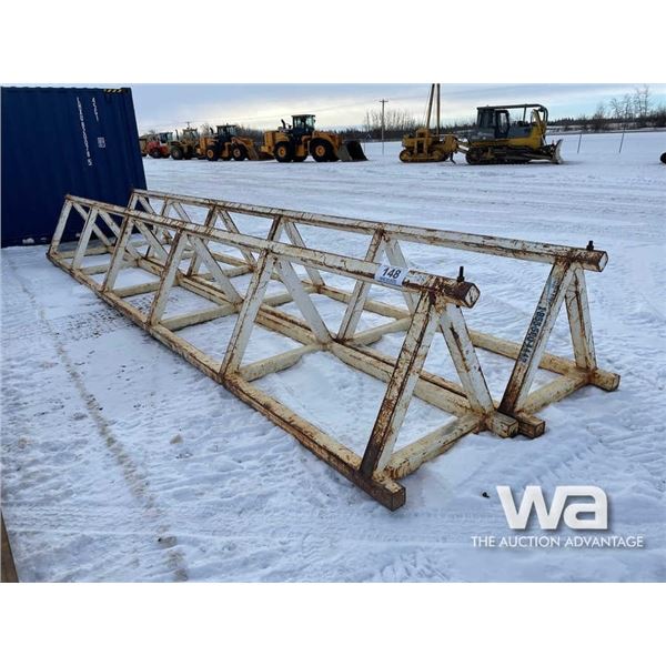 28 FT. STEEL PIPE RACKS