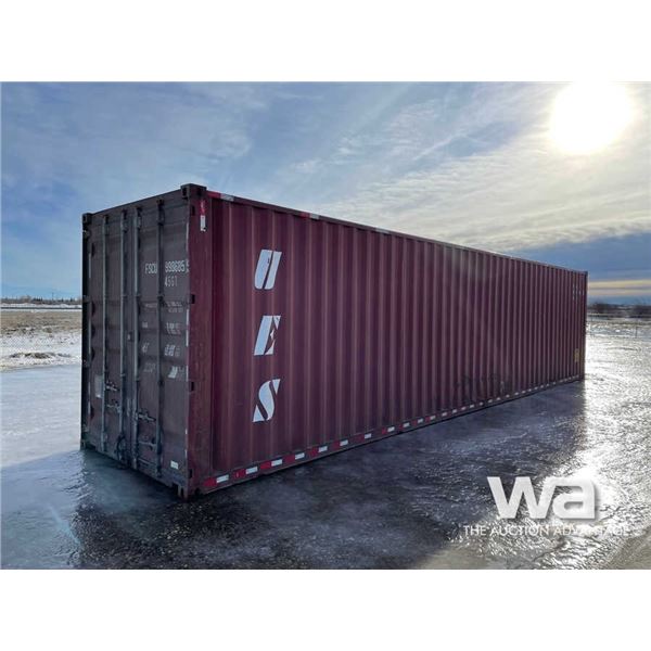 1996 RED 8 X 40 FT. SHIPPING  CONTAINER