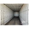 Image 7 : 1996 RED 8 X 40 FT. SHIPPING  CONTAINER
