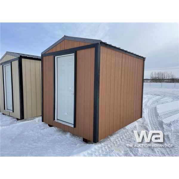 (UN-USED) CUSTOM 8 X 10 FT. STORAGE SHED