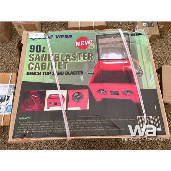 BLUE VIPER 90L SANDBLASTER CABINET