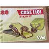 Image 2 : (20) RATCHET CARGO STRAPS & (25) 1" RATCHET STRAPS