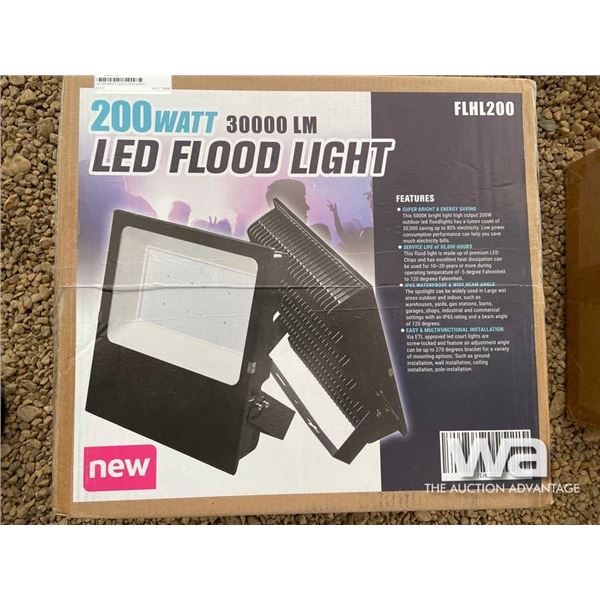 (2) 200 WATT LED FLOOD LIGHT