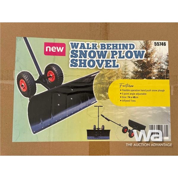 WALK BEHIND SNOW PLOW SHOVEL