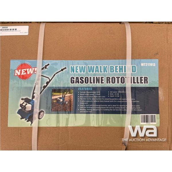 (UN-USED) WALK BEHIND GASOLINE ROTOTILLER
