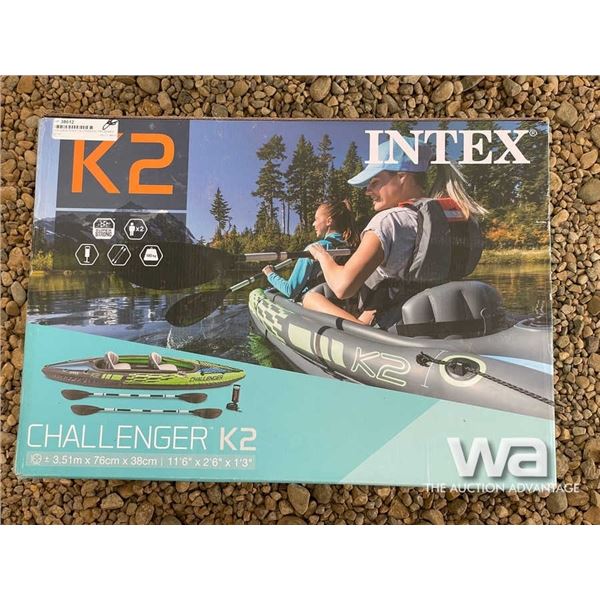 (UN-USED) INTEX CHALLENGER K2 INFLATABLE KAYAK