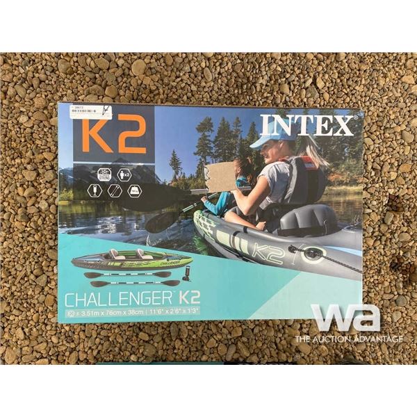(UN-USED) INTEX CHALLENGER K2 INFLATABLE KAYAK