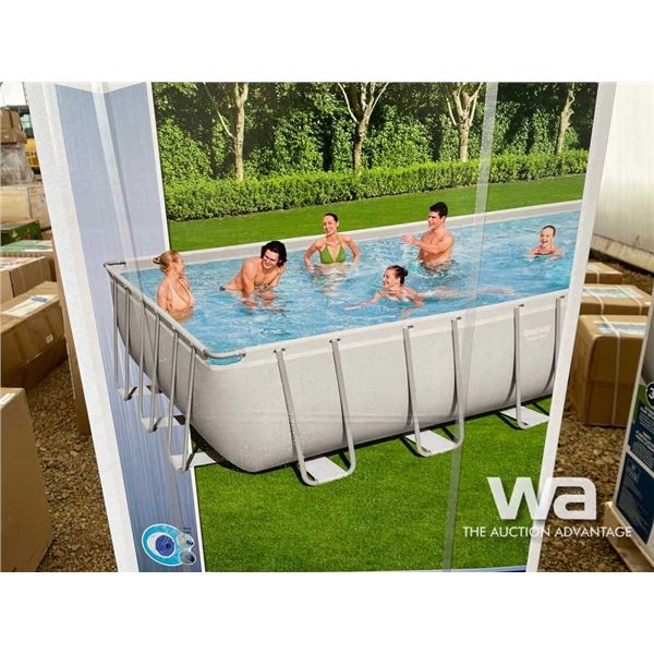 (UN-USED) 24 x 12 FT. POWER STEEL SWIMMING POOL