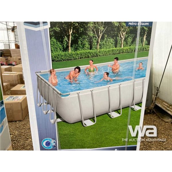 (UN-USED) 24 x 12 FT. POWER STEEL SWIMMING POOL