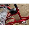 Image 6 : (UN-USED) RED ELECTRIC TRICYCLE W/ 2 BASKETS