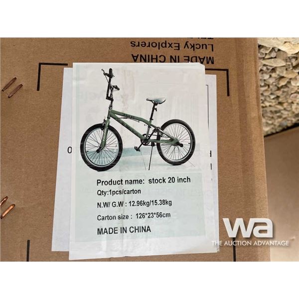 (UN-USED) LUCKY EXPLORERS SINGLE SPEED BMX BIKE