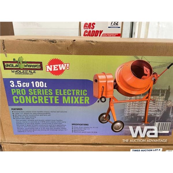 (UN-USED) PRO SERIES ELECTRIC CONCRETE MIXER