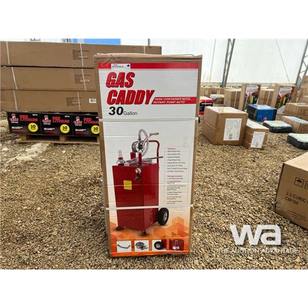 30 GAL. GAS CADDY & ROTARY PUMP