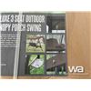 Image 3 : (UN-USED) DELUXE 3 SEAT OUTDOOR CANOPY PORCH SWING