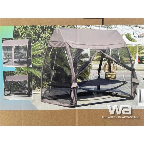 (UN-USED) DELUXE HAMMOCK SWING GAZEBO W/ NET