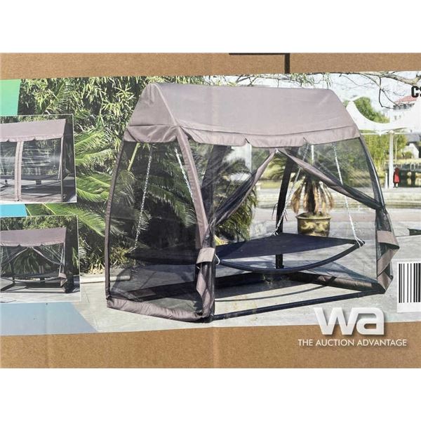 (UN-USED) DELUXE HAMMOCK SWING GAZEBO W/ NET
