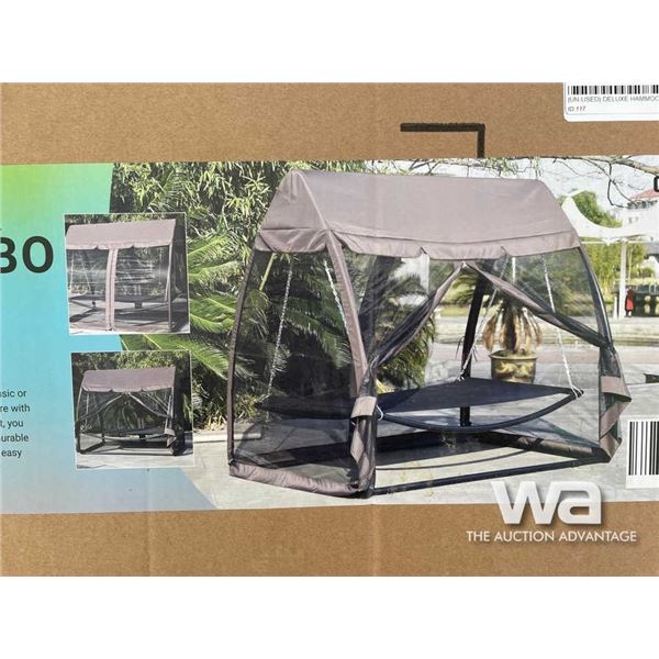(UN-USED) DELUXE HAMMOCK SWING GAZEBO W/ NET