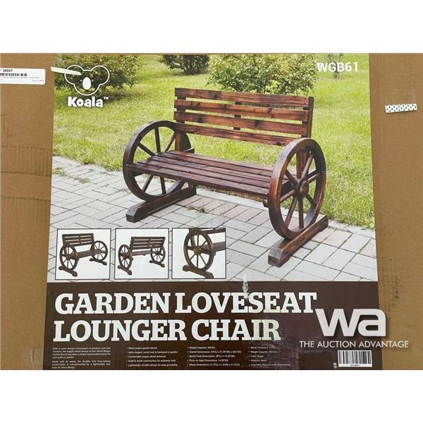 (UN-USED) GARDEN LOVESEAT LOUNGER CHAIR