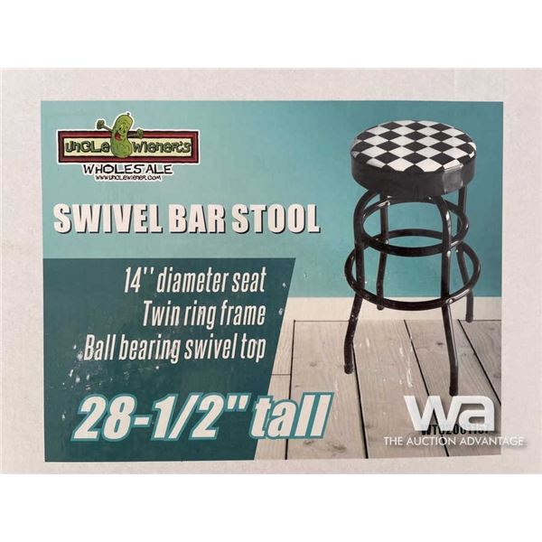 (UN-USED) (4) SWIVEL BARSTOOLS