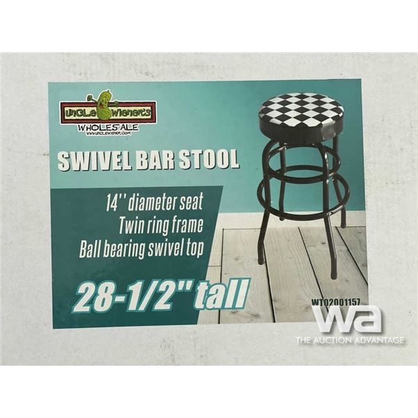 (UN-USED) (4) SWIVEL BARSTOOLS