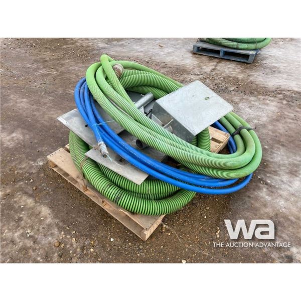 DISCHARGE LINE, WATER HOSE, "NO POST" SIGN HOLDER