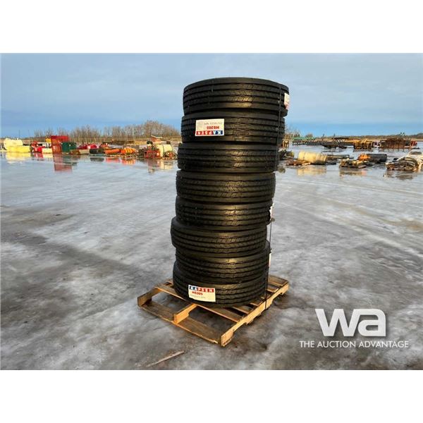 (8) KAPSEN 275/70R22.5 TRAILER TIRES