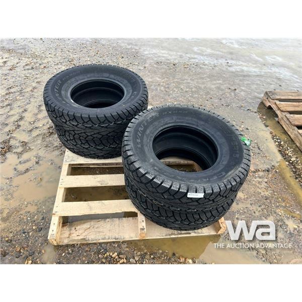 (4) CENTARA LT235/75R15 WINTER TIRES