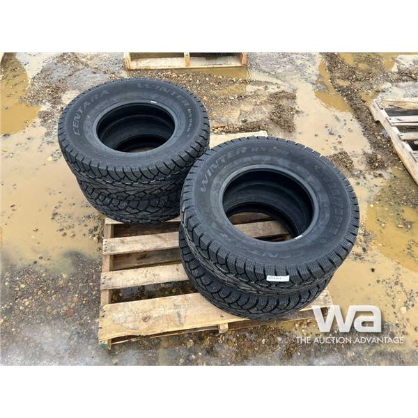 (4) CENTARA LT235/75R15 WINTER TIRES
