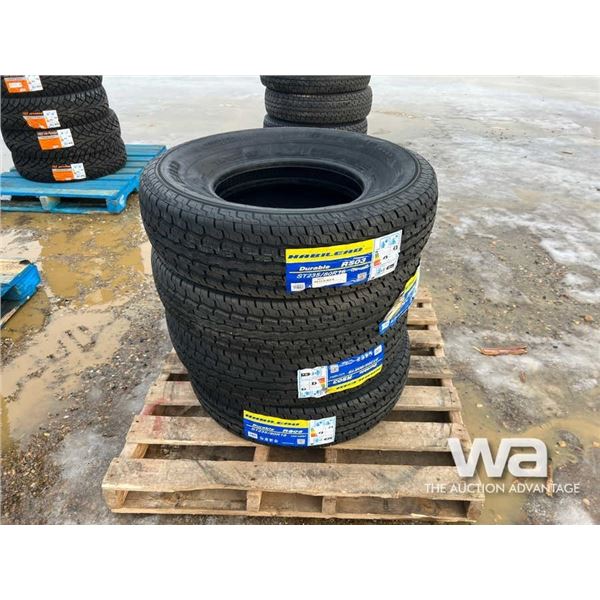 (4) HABILEAD ST235/80R16 TRAILER TIRES